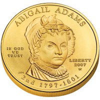 Abigail Adams First Spouse Gold Coin