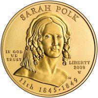 Sarah Polk First Spouse Gold Coin
