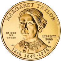 Margaret Taylor First Spouse Gold Coin