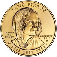 Jane Pierce First Spouse Gold Coin