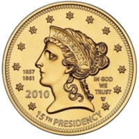 Buchanans Liberty First Spouse Gold Coin