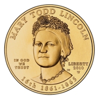 Mary Todd Lincoln First Spouse Gold Coin