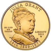 Julia Grant First Spouse Gold Coin