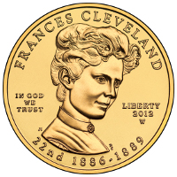 Frances Cleveland First Term First Spouse Gold Coin