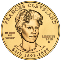 Frances Cleveland Second Term First Spouse Gold Coin