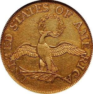 1795 $5 Gold Half Eagle Reverse