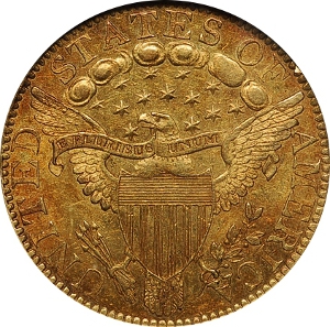 1799 $5 Gold Half Eagle Reverse